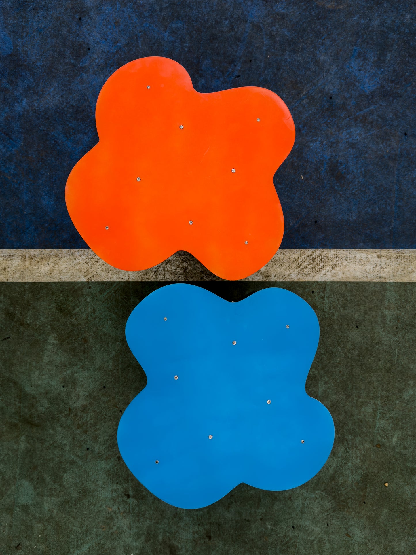 sāns side table - blue